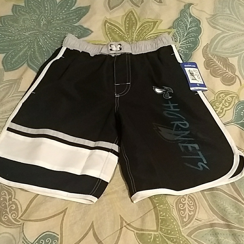 Boys Charlotte Hornet Swim Trunks